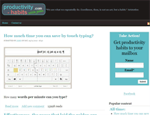 Tablet Screenshot of productivity-habits.com
